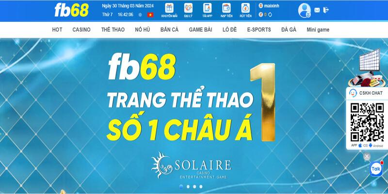 Đăng Nhập FB68 Nhanh Chóng